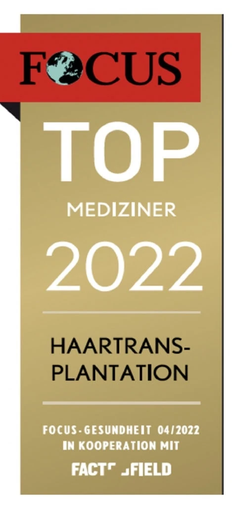 Dr. Finner - FOCUS Top Mediziner 2022 Haartransplantation