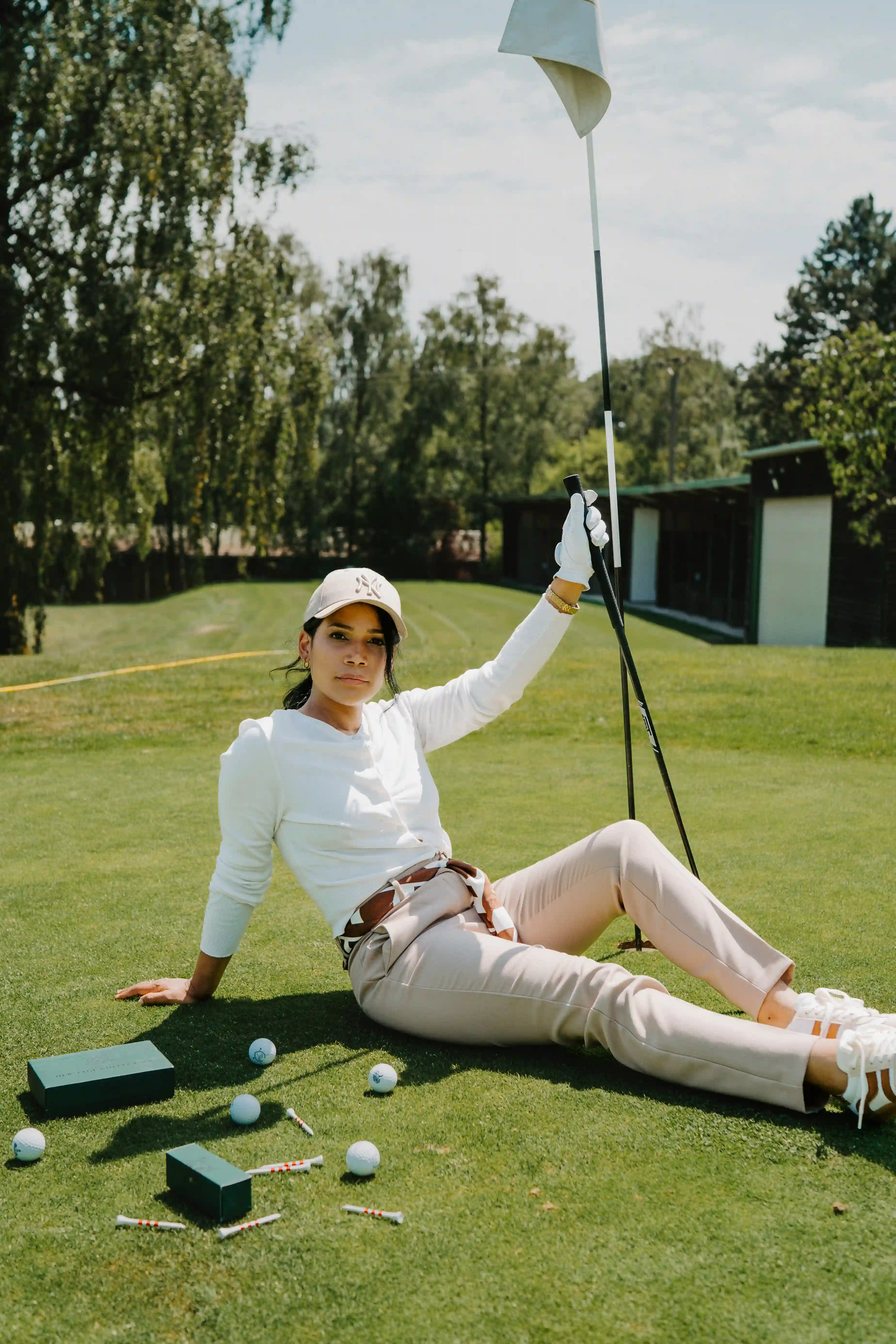 Anyely Rodríguez de León als HypnoGolf® Spezialistin auf dem Golfplatz